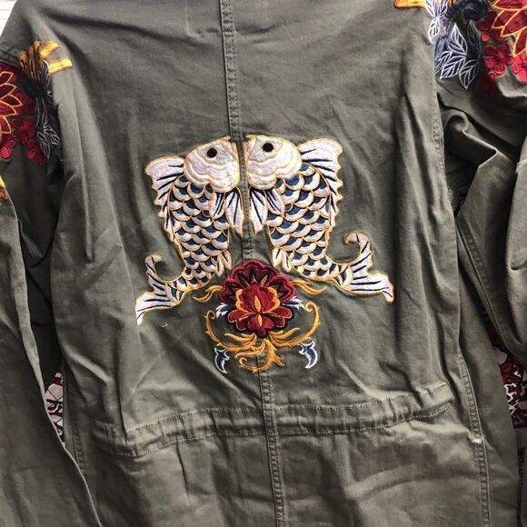 🌺HOST PICK🌺Rachel Roy embellished utility jacket, small NWT - Picture 3 of 3